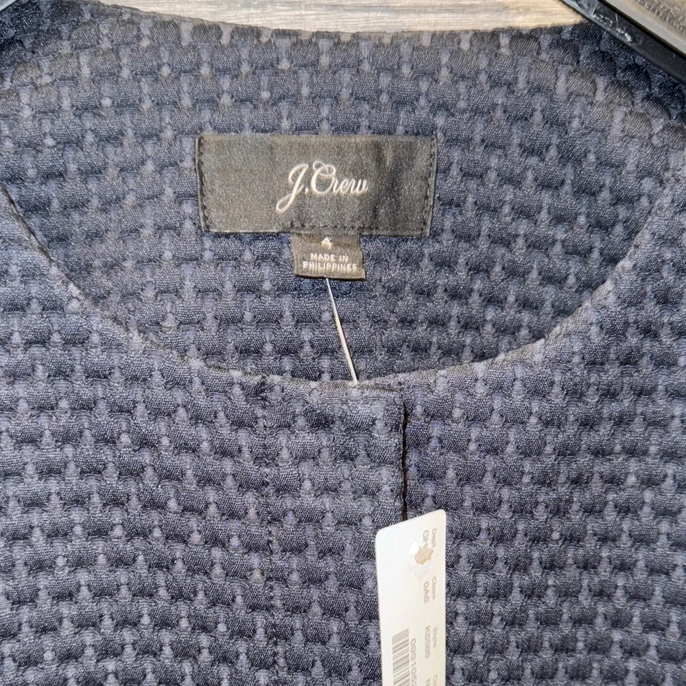 J. Crew Women's Dark Navy Textured Suit - Picture 2 of 6